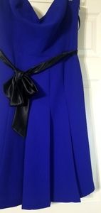 Liz Claiborne sapphire strapless dress